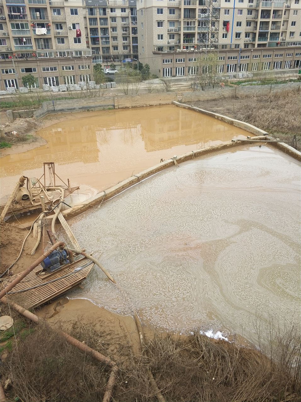 呼图壁沉淀池淤泥清理-厂区废水池淤泥清淤